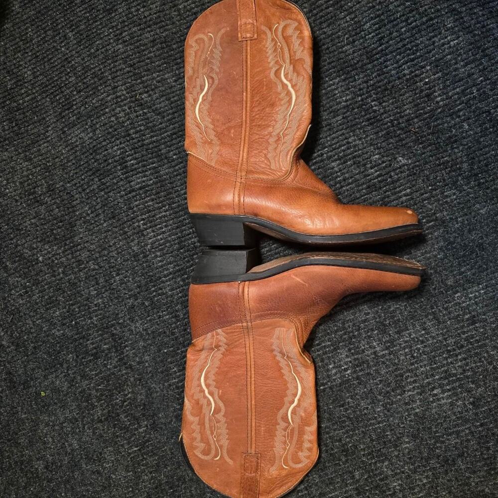 Laredo Leather cowboy boots. womans size 8 - Picture 3 of 4